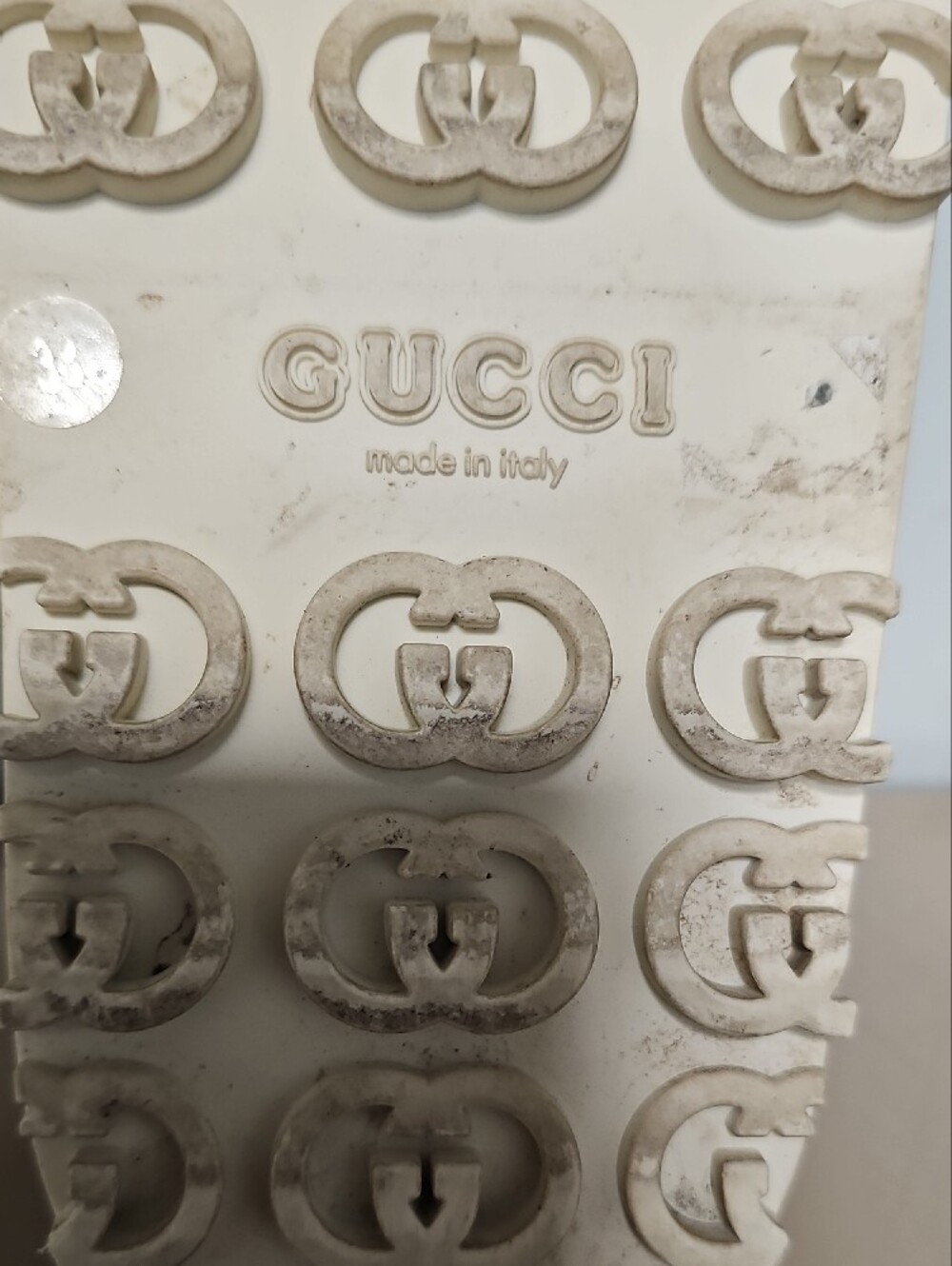 Gucci GG Monogram Platform Slide Sandals Size 38/7.5-8 - Picture 14 of 16